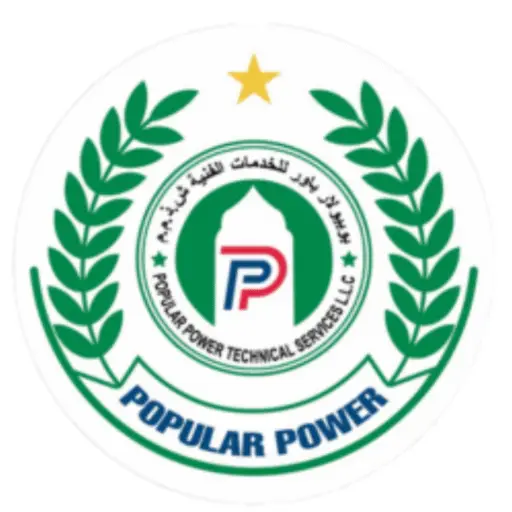 Official Logo of Popular Power Technical Services L.L.C, UAE – Electrical and Mechanical Engineering Solutions