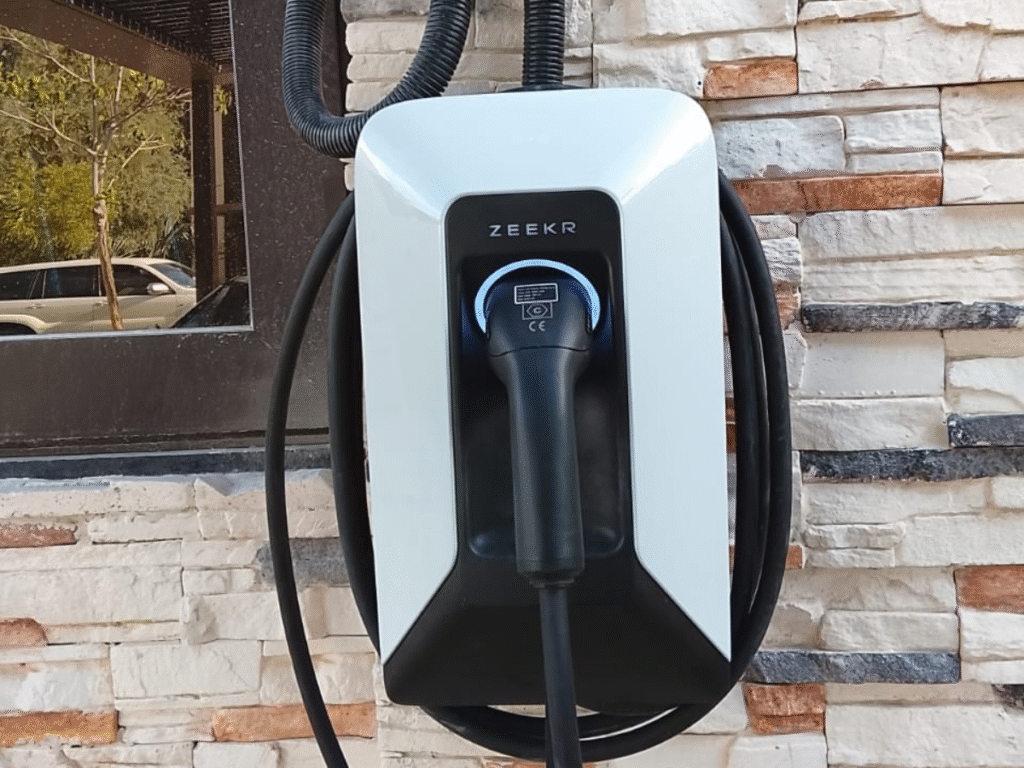 EV Charger UAE installation by PPTS Electrical & Mechanical Engineering